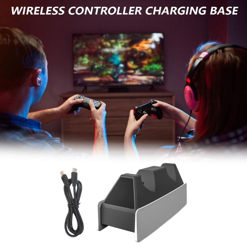 Multiple Device Gaming Accessory Charging Hubs with Two Slots for Controllers
