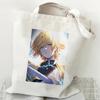 Japan Cartoon Comics Zenitsu Agatsuma Bedruckte Canvas-Tasche Große Kapazität Pendler-Tragetasche Lässige Umhängetasche für Damen 7563