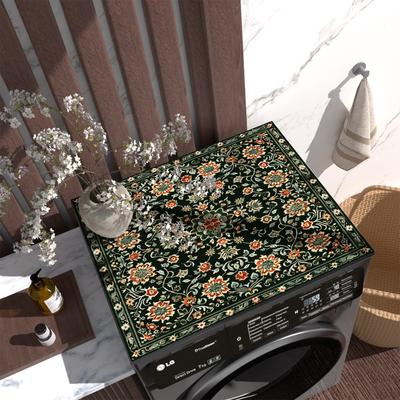 Washing Machine Cover Mat Washer Dryer Cover Refrigerators Dust Mat Pad Splash Proof Dry Anti Slip Pads Insulated Mats