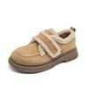 Augustine velvet Birkenstocks women's winter 2025 new platform all-inclusive cotton shoes casual one-pedal fluffy shoes