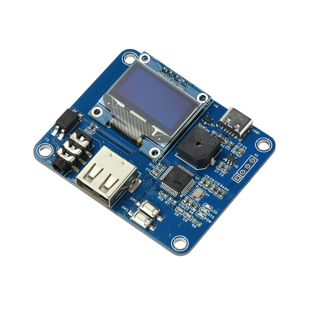 Ham Radio CW Practice Transmit Keyboard Morse Code Electronic Keyer Adjustable WPM Built-in Buzzer for Radio Communication Train