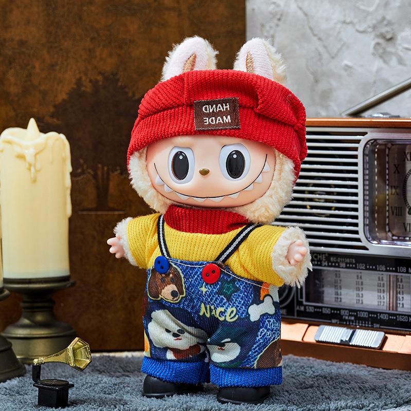 

Підходить для 17см LABUBU123 Універсальна Вінілова Лялька Сліпа Коробка Серія Вечірка Дитячий Одяг Аксесуари Only selling clothes