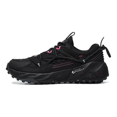 Outdoor Trail Professional Fleece Low Top Running Shoes Women Sneakers Black Shadow-Gray A12W142208FBD