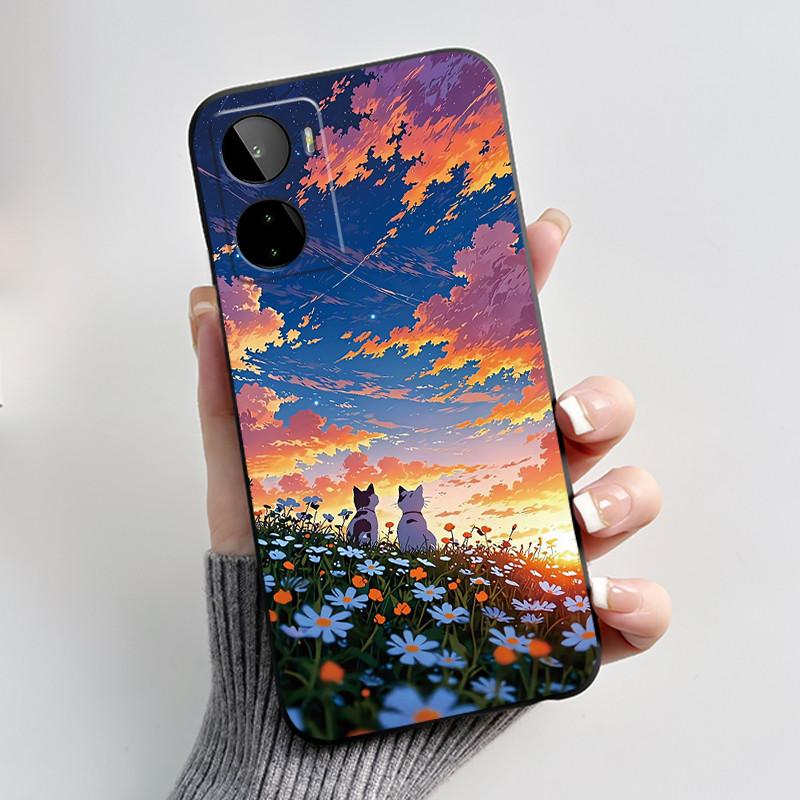 

Casing For BLU G93 Case Aesthetic Luxury Cute Cool Boys Girls Pattern Black Matte Soft TPU Silicone Phone Case Back Shell Cover BLU G93