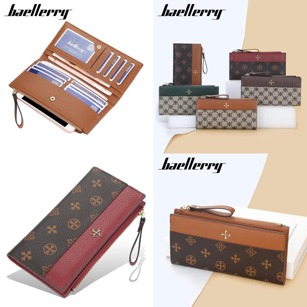 Pu Leather Vintage Wallet For Women With Multiple Card Slots And Zipper Closure For Daily Use