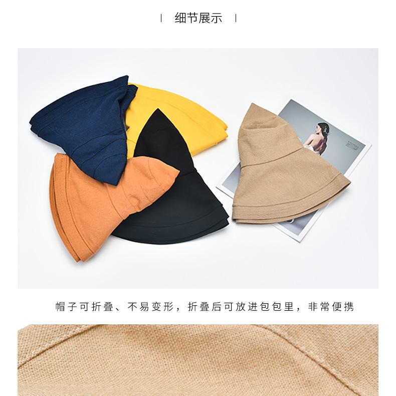 Spring And Summer Big Brim Bucket Hat Women Beach Sun Hat Women Uv Protection Sun Hat Outdoor Sun Protection Hat