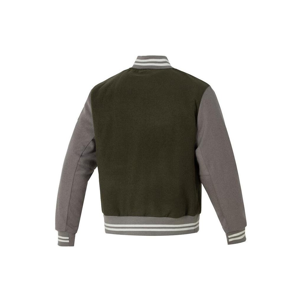 Nike Varsity Baseball Jacket With Embroidered Logo Men Tops Green FV4026-325