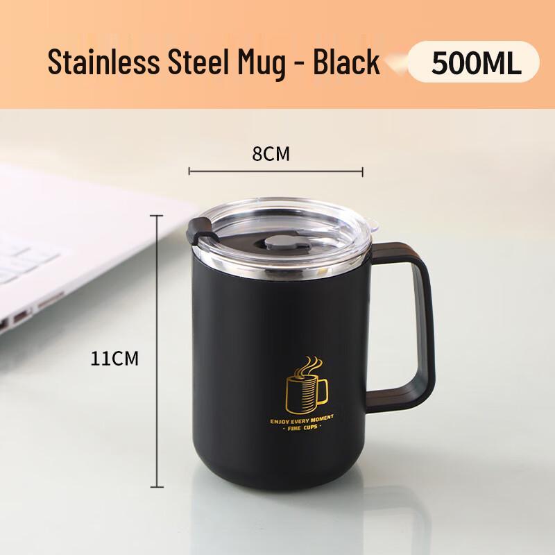 Double-Layer Insulated Stainless Steel Coffee Mug