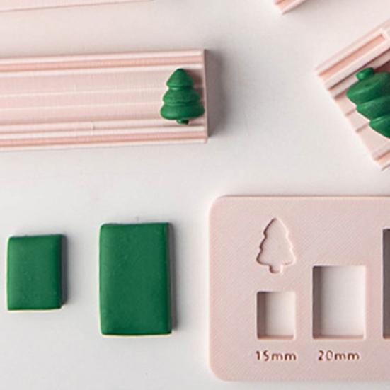 1/3Pcs Christmas Tree Mold Holiday-Themed Design Small Tree Mold Earrings Pendants Mold