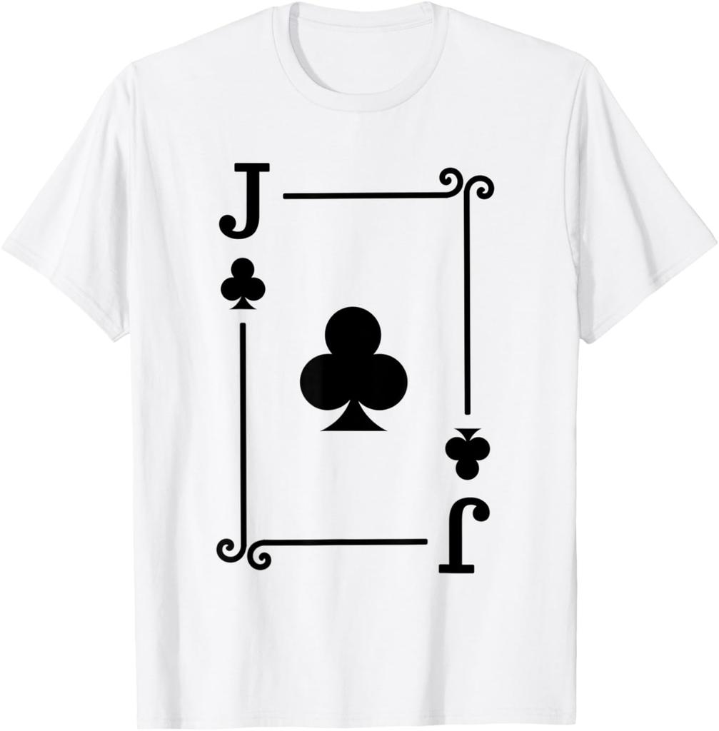 Playing Plum Blossom Cards Costume AceKQJ1098765432 Diamonds Card Poker TShirt Streetwear Graphic T Shirts