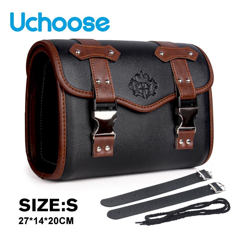 Motorcycle Saddlebag Side Bag Retro PU Motorcycle Tool Bag For ADNOH Rebel 250 500 For Rebel 1100 300 For W400 W650 SR400 XL883L