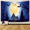 Halloween decoration, hanging curtains for home decoration, background fabric for the room, bedhead wall hanging fabric tapestry