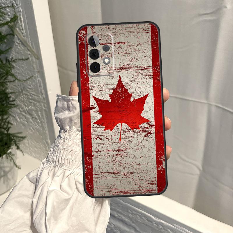 Canada Canadian Flag Case For Samsung Galaxy A54 A34 A52 A21S A12 A22 A32 A14 A13 A23 A33 A53 A73 A51 A71 Cover