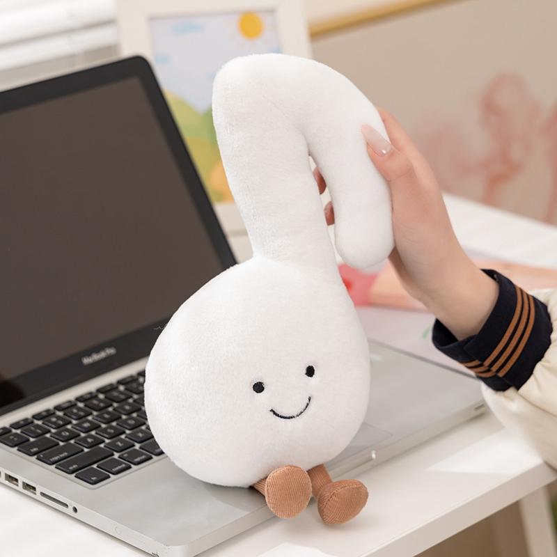 Cartoon Creative Musical Instrument Guitar Plush Doll Pipa Violin Note Tuning Fork Plush Toy Home Decoration Gift For Children