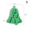 Chocolate Mold Christmas Crutch Silicone Festive Bakeware Diy Candy Fudge Ice Jelly Cake Decor Bakeware Mold