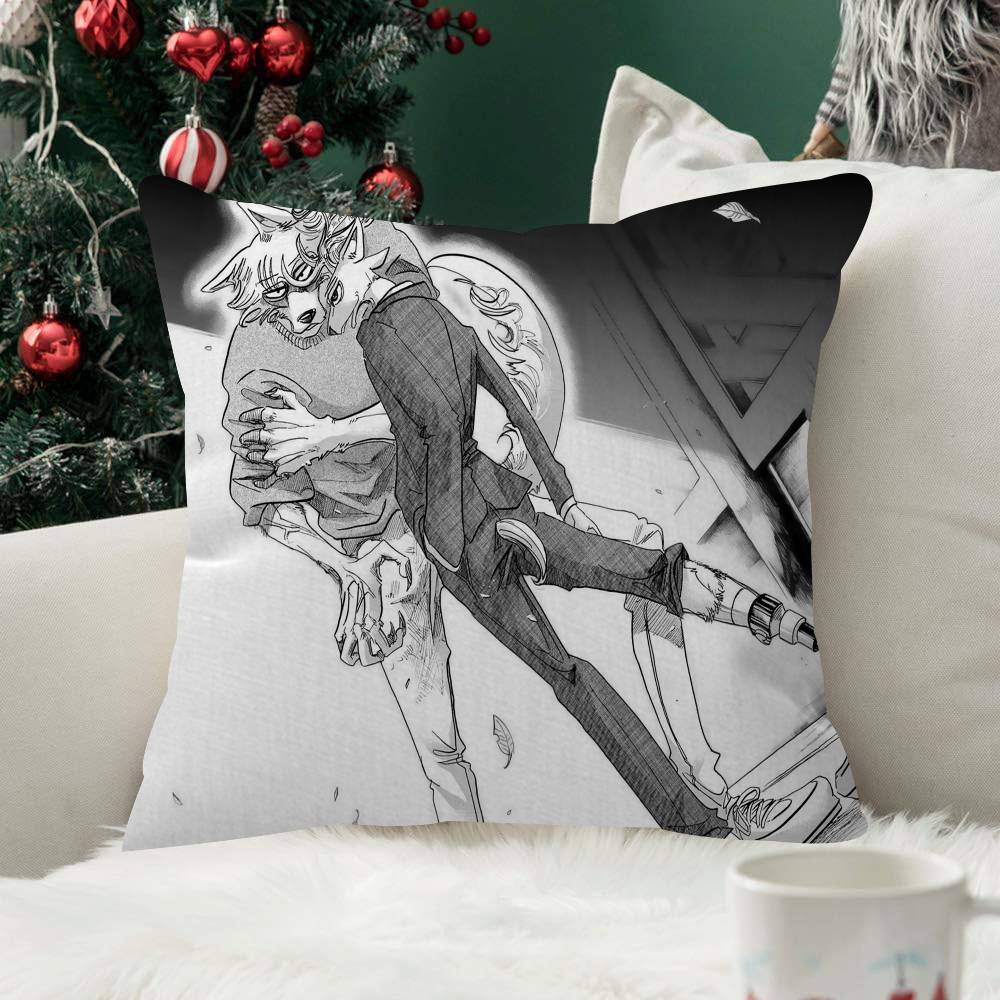 pc Anime Beastars Cushion Cover Inches Farmhouse Decor Home Throw Pillow Covers For Couch Decorations