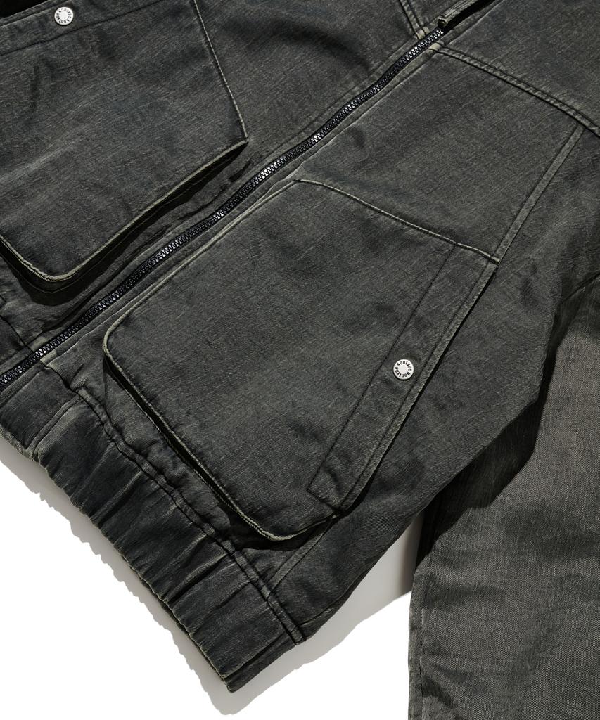 NONTYPE Sector Washed Ma-1 Bomber (Charcoal)