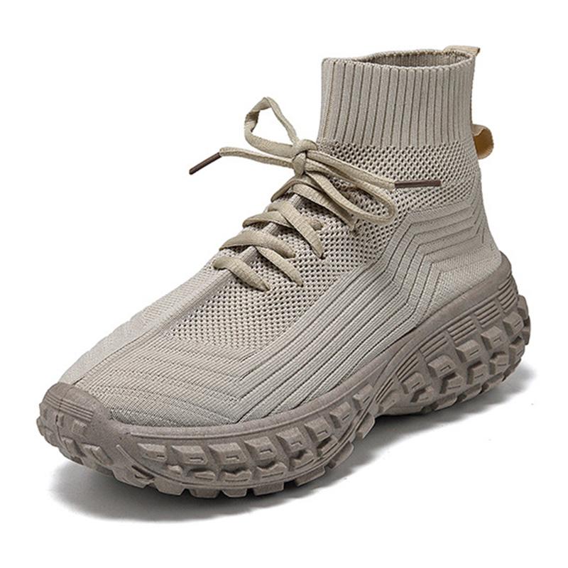 

Женские ботинки на платформе, женские роскошные спортивные повседневные кроссовки до щиколотки, женская обувь для тенниса, тренд 2024 года, модные ботинки для активного отдыха 41 коричневый