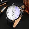 Men's Leather Belt Watch with Roman Numeral Dial – Stylish Business Quartz