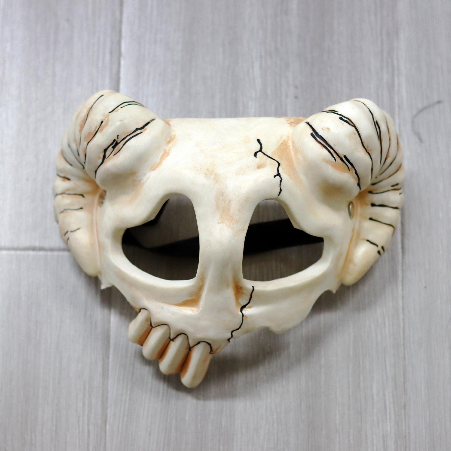 

Anime Neliel Headpiece Mask Cosplay Gothic Lolita Sheep Horn Antelope Headwear Halloween Carnival Party Costume Props