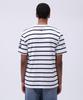 AVIREX NAVAL POCKET T-SHIRT Navy Border L 783-5934011