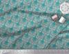 Soimoi Red Japan Crepe Satin Fabric Palmette Damask Decor Fabric Printed Metre 42 Inch