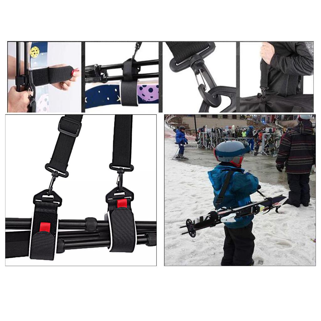 Ski Carrier Strap Durable Men Women Shoulder Carrier Lash Snowboard Shoulder Strap for Snowboard Winter Outdoor Ski Accessories