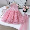 Summer Sequin Princess Dress with Hair Accessories for Girls - EXB036