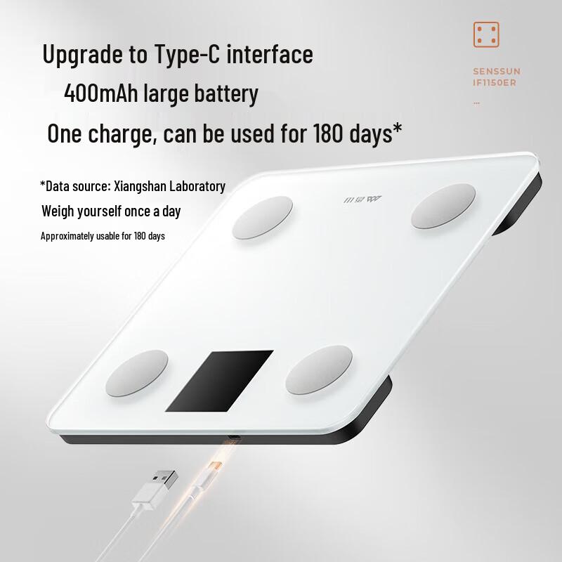 Smart Body Fat Scale with Large LCD Display