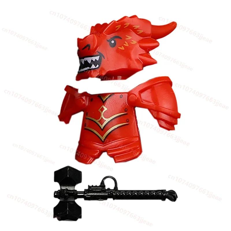 048 047 Undead Dragon Knight Bricks Anime Dragon Knights Building Blocks DIY Action Figure Collection Model Decor Doll Toy Gift