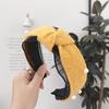 New Fashion Knitted Headband Women Pearls Hairband Soft Autumn Headwear Lace Warm Hair Accessories W