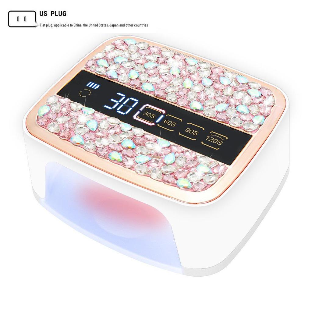 SS10 168W Rechargeable Nail Lamp - High-Power, Quick-Dry Curing for Nail Salons