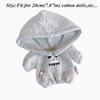 Casual Wear Handmade Hoodies Cute Fashion Tops Clothes for 20cm Cotton Dolls
