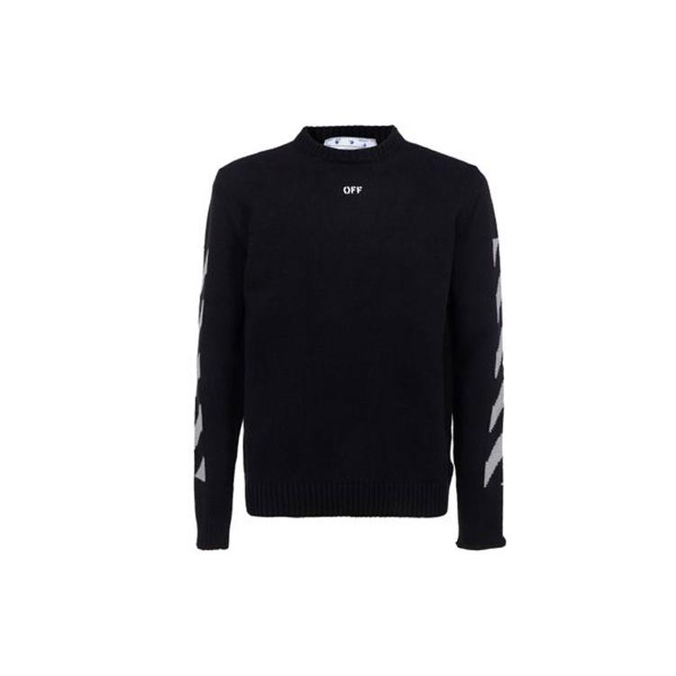 OFF WHITE Pil Rundhalsad Tröja OMHE023R21KNI0011041