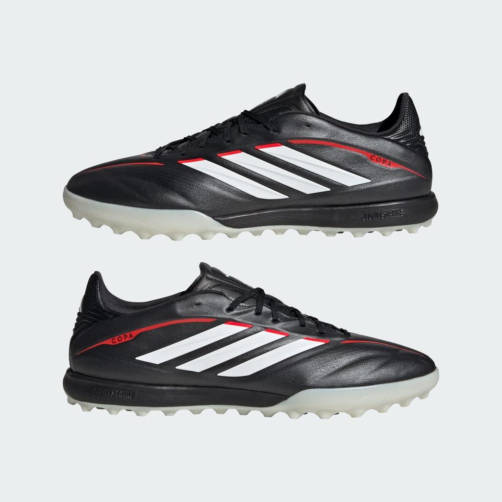 adidas COPA PURE IV PRO Turf Football JQ0426 Unisex Performance Sports Shoes Core Black / Cloud White / Lucid Red