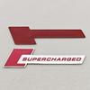 2026 3D Aluminum Car Letters Supercharged Logo Car Rear Trunk Fender Emblem Badge Stickers Decals For Audi A Series Q S SQ RS Series