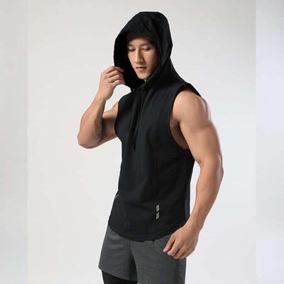 Men's 2023 Breathable Quick-Dry Hooded Sleeveless Fitness Tee