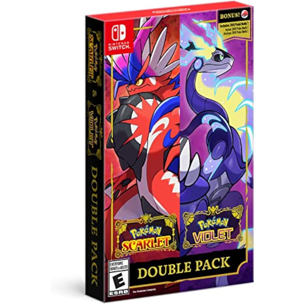 Pokemon Scarlet & Pokemon Violet Double Pack (Import: North America) — Switch
