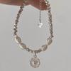 2024 Elegant Heartbreak Silver Pearl Bracelet for Women - Luxurious, Niche, High-End Style