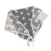Vintage Style Lace Triangle Scarf for Home Decors Fashion Headwrap with Floral Patterns and Breathable Polyester Fabric