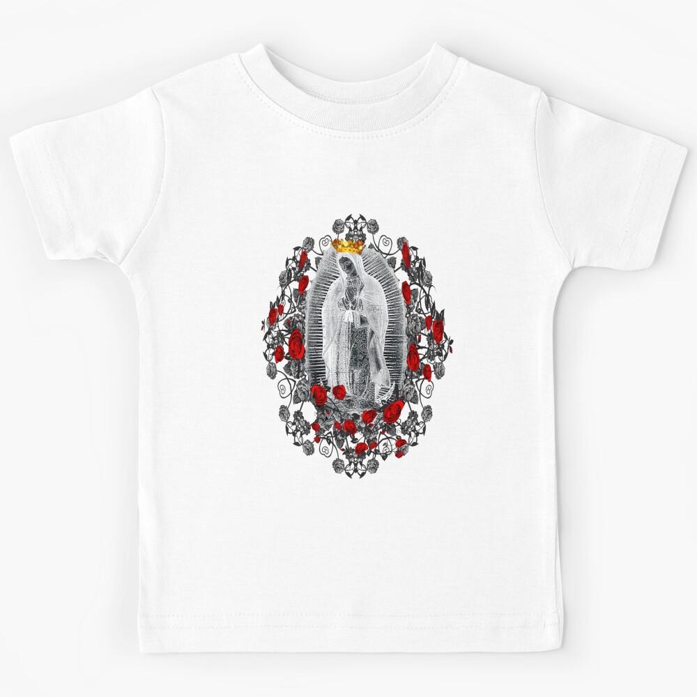 Our Lady of Guadalupe Virgin Mary Catholic Mexico Virgen de Guadalupe Premium Kids T-Shirt 160