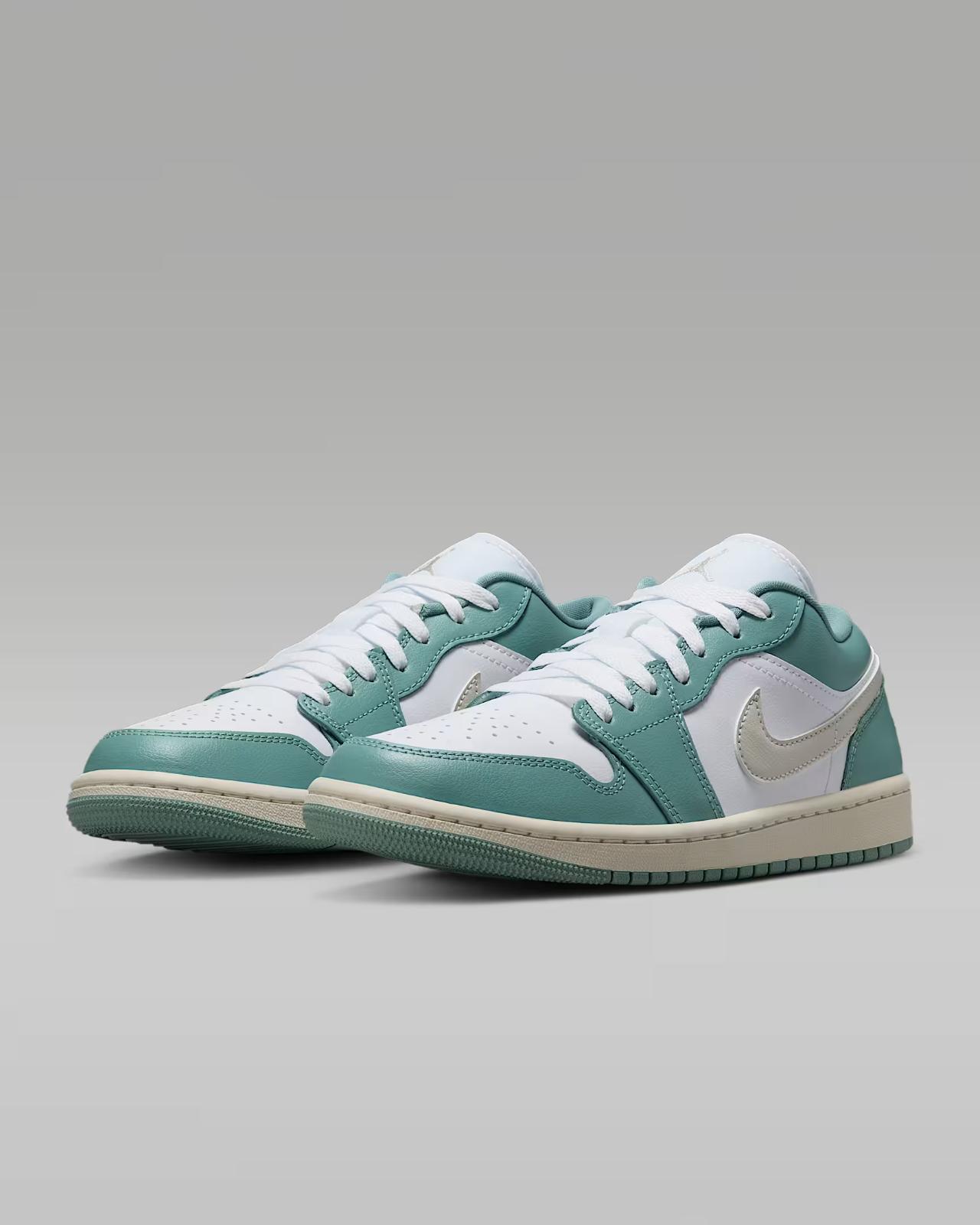 DC0774-138 Nike Air Jordan 1 Low Белый Пушечный (Женский) 5.5W