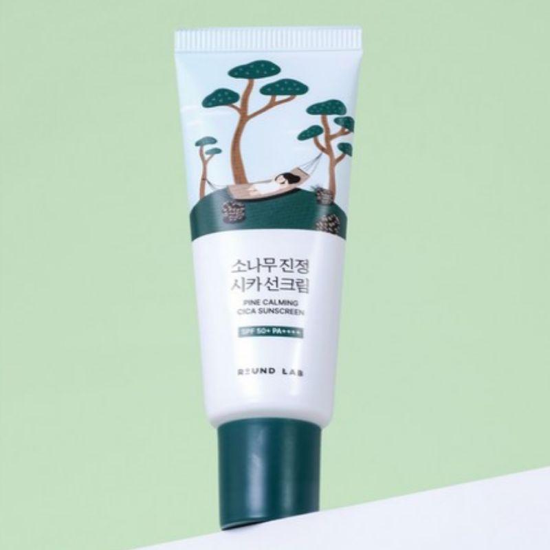 ROUND LAB Crème Solaire Apaisante Pin Cica SPF50+ PA++++ 40ml