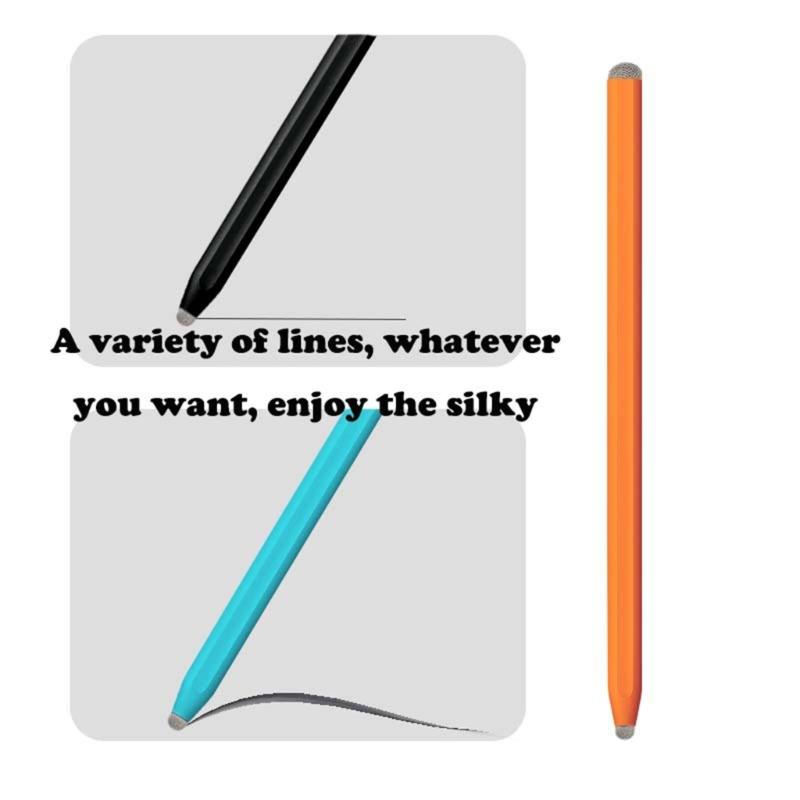 Ergonomic Grip 2 In 1 High Sensitivity Capacitive Touch Pen Comfortable Long Term Use Creative Work Note Taking Anywhere