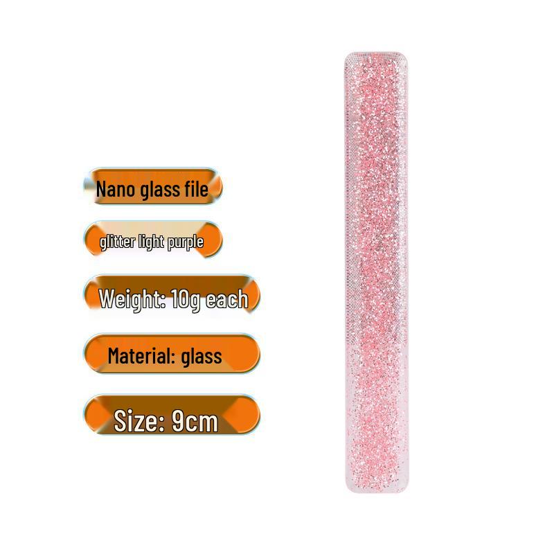 In Stock Glass Nail File - Polishing, Grinding & Shining Tool for Manicures