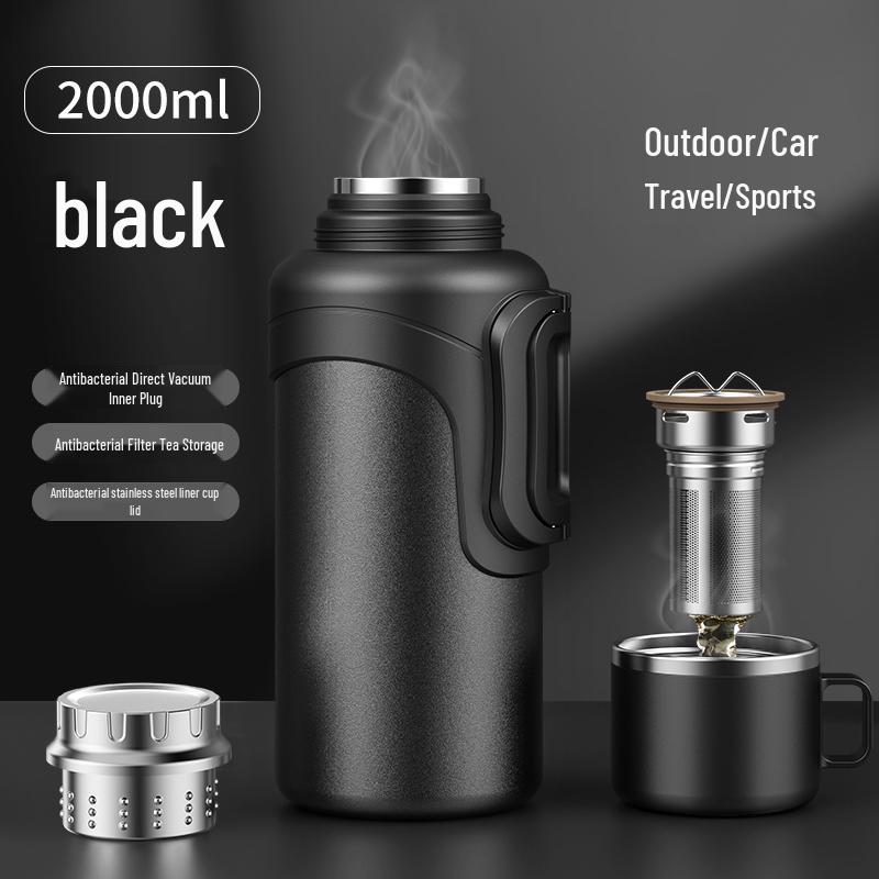 316 Stainless Steel Large Capacity Insulated Thermos Flask for Outdoor, Sports, and Household Use