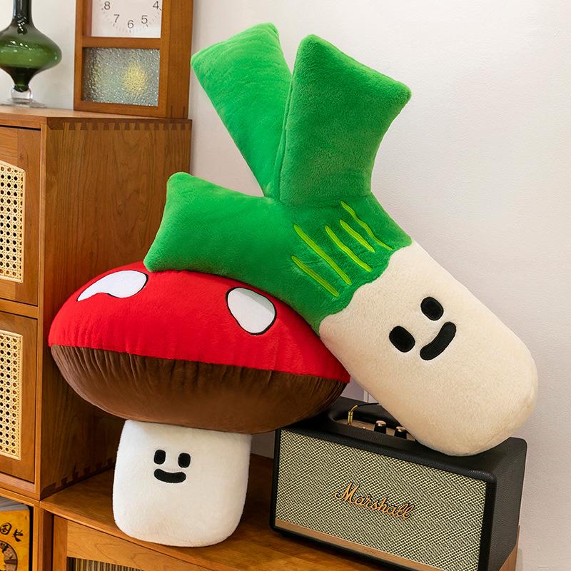 New vegetable series plush toys, tomatoes, dolls, throw pillows, large gifts for children and girls