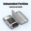 Travel Organizer Bag Cable Digital Accessories Storage Bag Portable Waterproof Double Layers Storage Bags Power Hard Drive Case