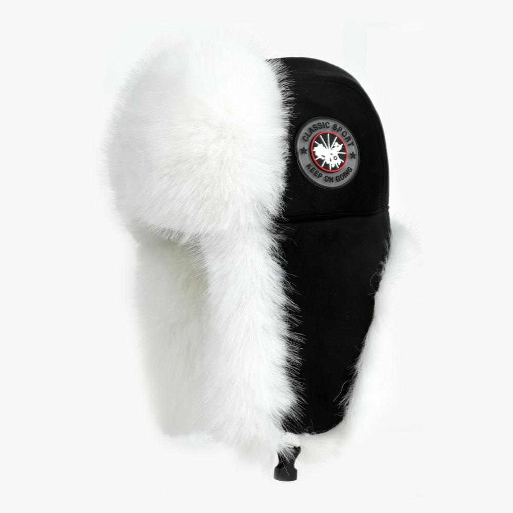 

Шапка Лей Фэна для женщин с защитой от холода и теплом, утолщенная флисом, универсальная защита ушей, ветрозащитная шапка для мужчин для велоспорта на открытом воздухе Adjustable