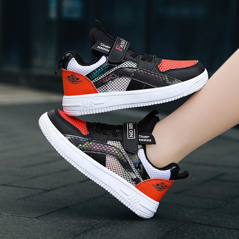 Breathable boys shoes Summer  new children's running shoes Student boys net shoes big children's sports shoes